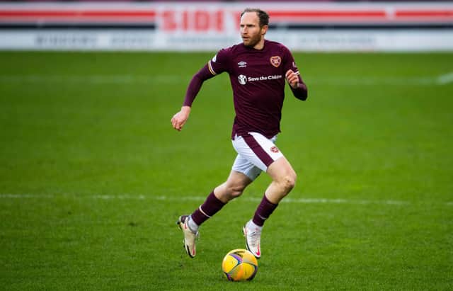 Aidy White still hopes to earn a new contract at Hearts.