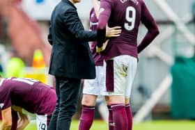 Ian Cathro had an ambitious goal target for his attacking players. Picture: SNS