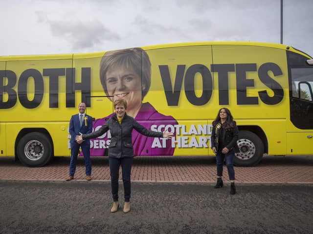 The SNP has played the personality card throughout the election campaign, says John McLellan (Picture: Jane Barlow/PA)