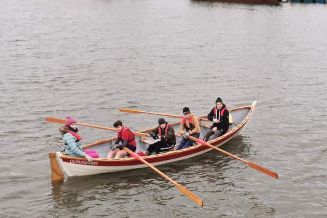 Youth crews returned to the water in April 2021. Picture: Queensferry Rowing Club