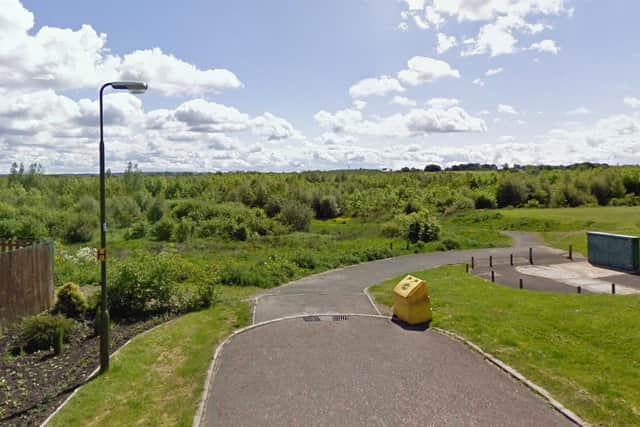 The sexual assault took place on a cycle path at Old Golf Course Road, Armadale, West Lothian.
