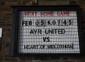 Live coverage of Hearts' trip to Ayr in the Championship. Picture: SNS