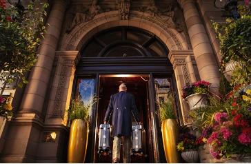 The Balmoral, opened its doors as the Balmoral in 1991. But the hotel first opened on 15 October 1902 as the North British Station hotel,. It was the first residential building ever erected on the south side of Princes Street. Over the years a host of celebrities have posed for photos by the hotel pillars including Sophia Loren, Elizabeth Taylor, Paul and Linda McCartney.