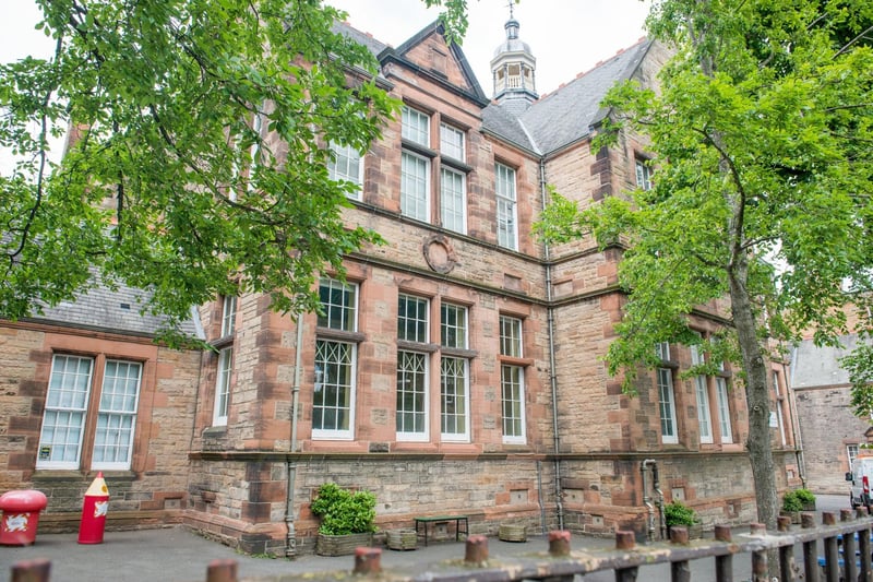 A number of schools in Edinburgh are dressed in red sandstone, including the alma mater of Maisie from Morningside: South Morningside Primary School.
