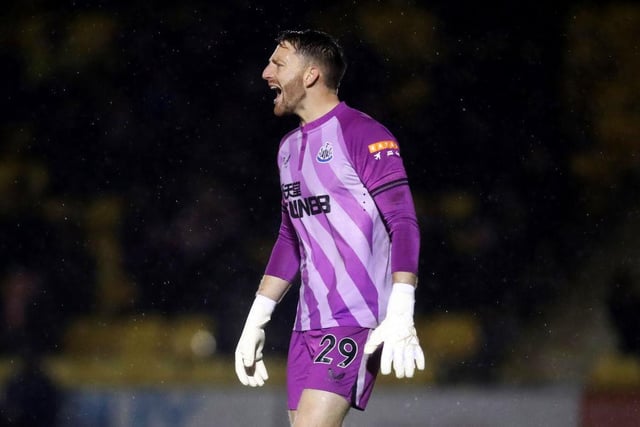 Newcastle’s third-choice goalkeeper is yet to see any first-team action this season with his last appearance for the Magpies coming in the Carabao Cup clash with Newport County in September 2020.