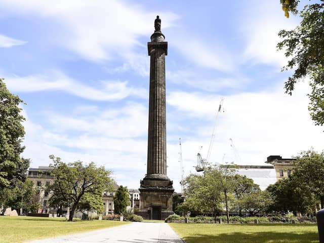 The Melville Monument dominates St Andrew Square in Edinburgh's New Town. Picture: Lisa Ferguson
