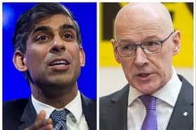 Rishi Sunak's, left, Tories lost out in English council elections while John Swinney, right, takes over the SNP leadership with polls showing the party likely to lose seats at the general election
