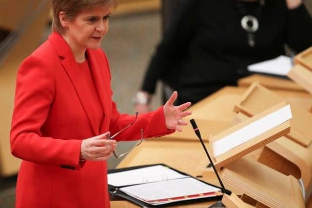 Nicola Sturgeon set out the Scottish Government’s route map out of lockdown on 23 February. (Photo: Getty Images)