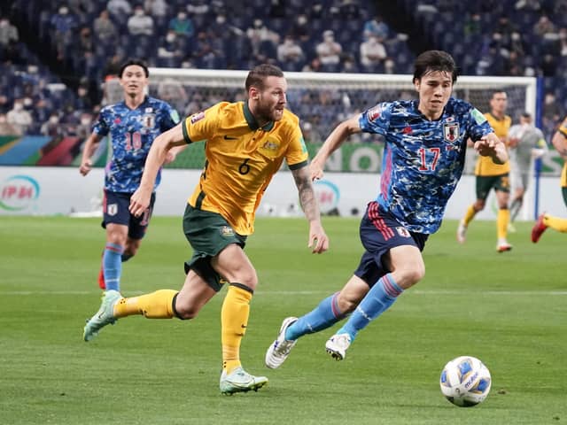 Martin Boyle in action for Australia against Japan in a previous World Cup qualifier