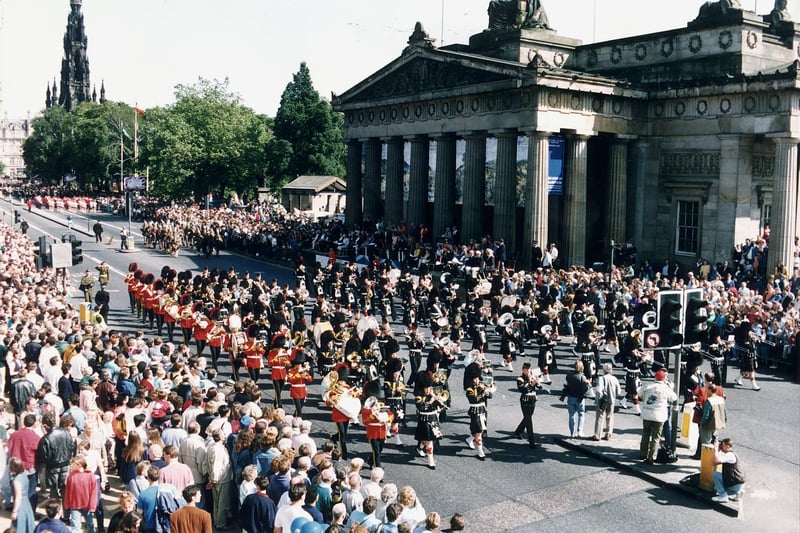 The parade along Princes Street every year ahead of the Fringe was always a big deal during the school summer holidays, with thousands lining the route to soak in the colour, sights and sounds of the cavalcade.