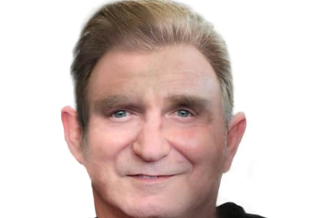 Forensic artist's image of a man whose skull was uncovered during tram works