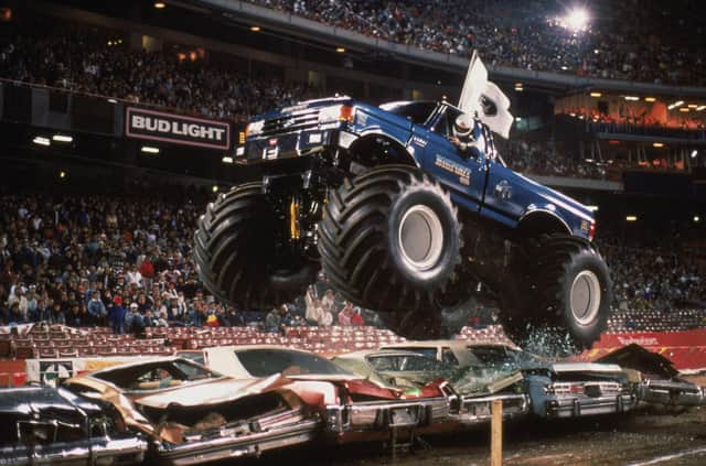 Monster trucks are go for Hayley's son's birthday cake (Picture: Tim Defrisco/Getty Images