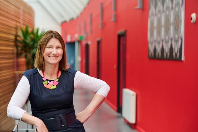 The champion of female entrepreneurship will help QMU in its efforts to establish a Women’s Business Centre. Picture: Malcolm Cochrane Photography.