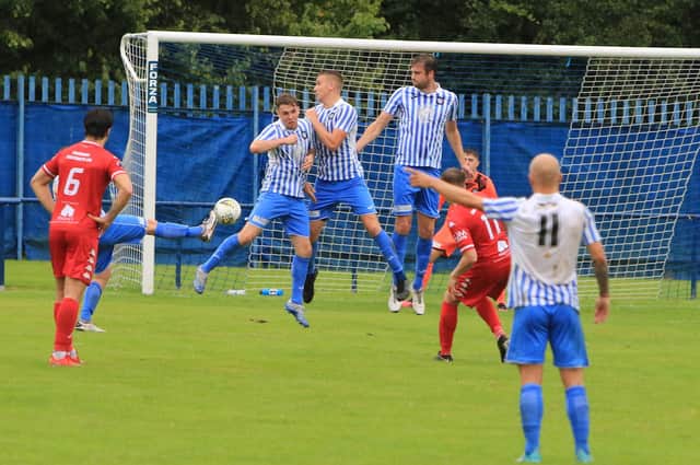 Penicuik made it nine wins in a row against Camelon (pic: Gus Cockburn)