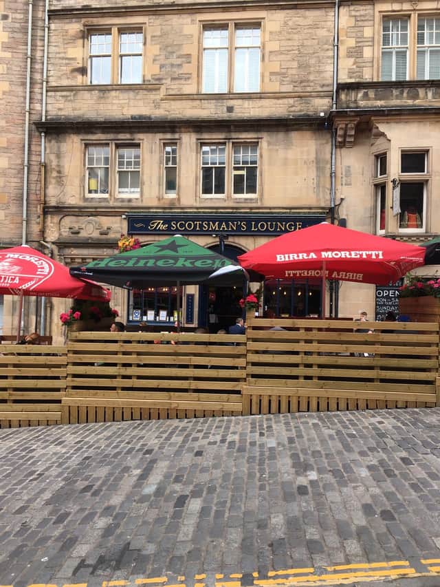 The council has told the Scotsman to dismantle the outdoor seating area by end of September