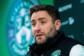 Hibs manager Lee Johnson insists lessons have been learned from the previous meeting with Celtic in October and that gradual improvement is required. Picture: Ross Parker / SNS