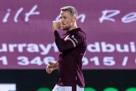 Stephen Kingsley has signed a new deal to extend his stay at Hearts. Picture: SNS