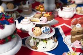 There was strong demand for food and drink by shoppers wanting to celebrate the Queen's Platinum Jubilee last month.