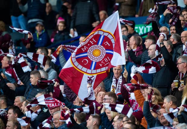 Hearts fans had their say on facing Hibs in the Scottish Cup. Picture: SNS