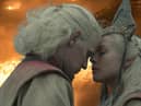 Daemon Targaryen (Matt Smith) and Rhaenyra Targaryen (Emma D'Arcy) in House of the Dragon, HBO