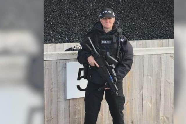 Rhona Malone was one of only four female firearms officers in Edinburgh