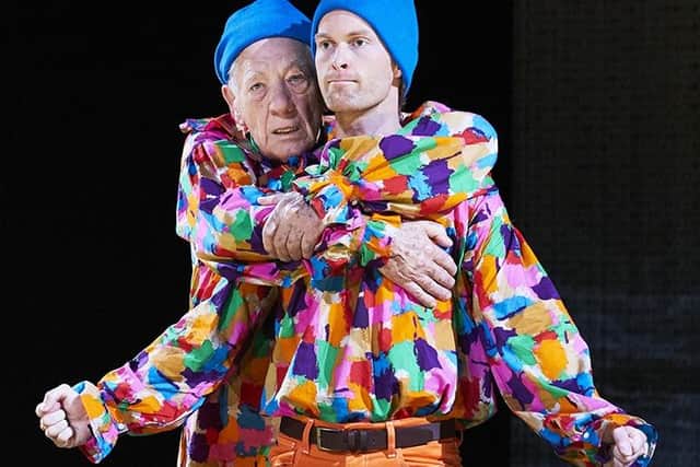 Sir Ian McKellen and dancer Johan Christensen share the role of Hamlet at the Edinburgh Fringe   Pic: Devin de Vil