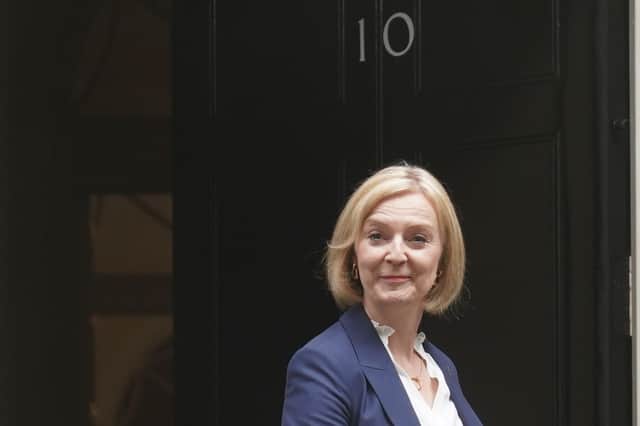 Prime Minister Liz Truss departs 10 Downing Street, Westminster, London, to attend her first Prime Minister's Questions at the Houses of Parliament. Picture date: Wednesday September 7, 2022. Picture: Press Association