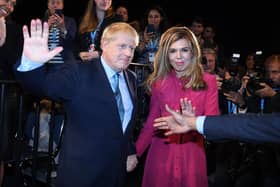Prime Minister Boris Johnson with his girlfriend Carrie Symonds in October 2019 (Photo: Jeremy Selwyn - WPA Pool /Getty Images)