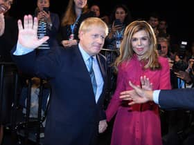 Prime Minister Boris Johnson with his girlfriend Carrie Symonds in October 2019 (Photo: Jeremy Selwyn - WPA Pool /Getty Images)