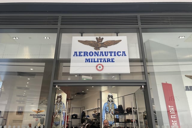 Aeronautica Militare, which specialises in premium clothing and accessories, opened its Edinburgh store just last month.