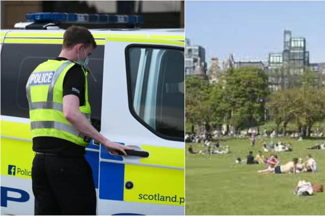 Police seized a dangerous weapon from a 33-year-old man in the Meadows on Tuesday afternoon.
