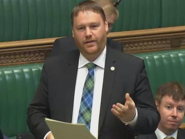 Stock photo of Midlothian MP Owen Thompson (SNP) in the House of Commons.