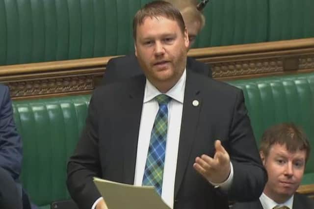Stock photo of Midlothian MP Owen Thompson (SNP) in the House of Commons.