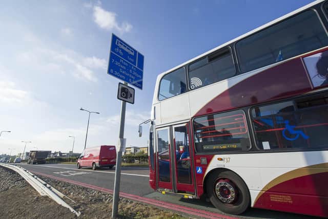 Most bus lanes are currently peak-hours only. Picture Ian Rutherford