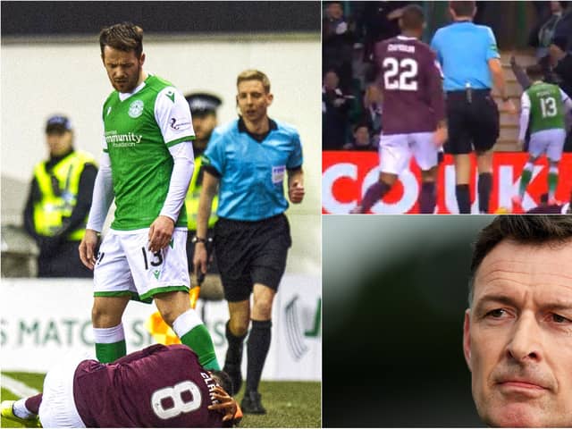 Marc McNulty could face retrospective action for his stamp on Hearts midfielder Sean Clare