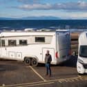 Scottish Caravan, Motorhome & Holiday Home Show Exhibitor, BC Motorhomes on Ayr Beach