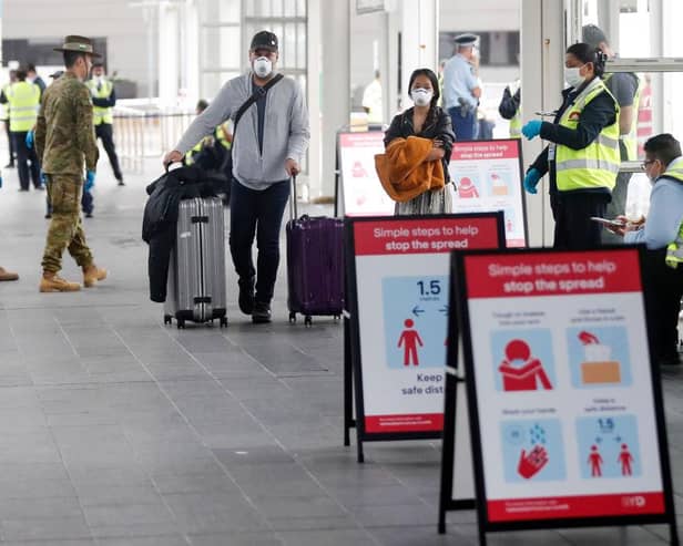 International arrivals into the UK will be placed into mandatory quarantine in hotels for 10 days if the arrive from high risk countries, similar to measures introduced in Australia. (Picture: Brendon Thorne/Getty Images)