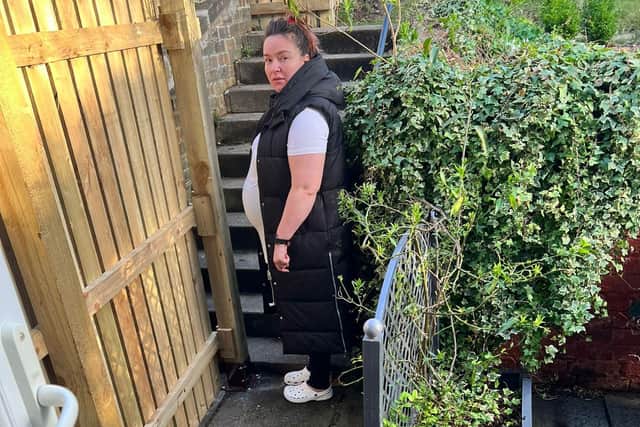Lorraine says she won't be able to get her buggy in the garden