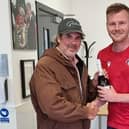 Hat-trick hero Blair Henderson was named man of the match. Picture: Mark Brown.