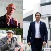 The Question Time panel last night in Musselburgh were Anas Sarwar (centre) and clockwise John Swinney, Isable Hardman, Douglas Ross and Stuart Murdoch.