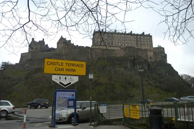 The roof of the NCP car park at Castle Terrace will become a Fringe venue this year. Picture: Jayne Emsley