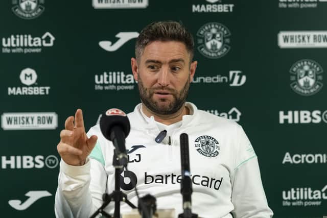 Lee Johnson insists Hibs want to be third as a minimum