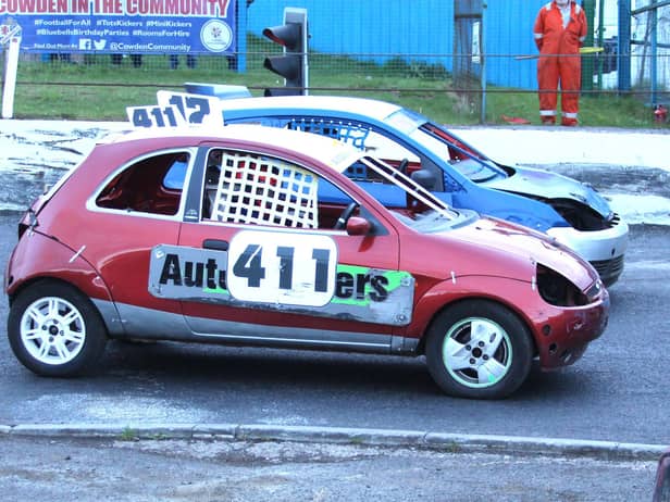 Aidan Galloway from Gorebridge, pictured in his prostock basic car.