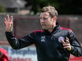 Andy Kirk wasn't pleased with Brechin's first leg performance