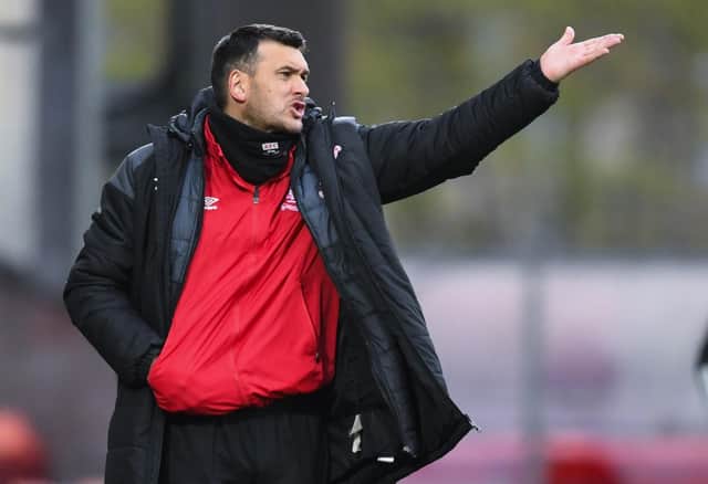 Ian Murray is in charge of Airdrieonians, who are top of the cinch League One table. Picture: SNS