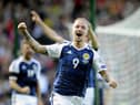 2018 FIFA World Cup Russia Qualifier. Scotland v England. Second goal for Scotland, Leigh Griffiths 9 direct from a freekick.