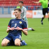 Ethan Laidlaw hit a debut treble for Scotland on his international debut