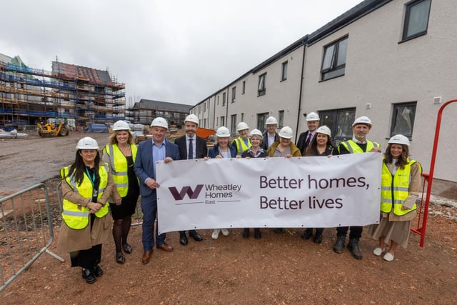 An £80 million new-build project at West Craigs will see 425 new energy-efficient homes built by the Wheatley Group. The first phase of the development, one of the largest affordable new-build developments in Scotland, will be completed by the end of 2024.
