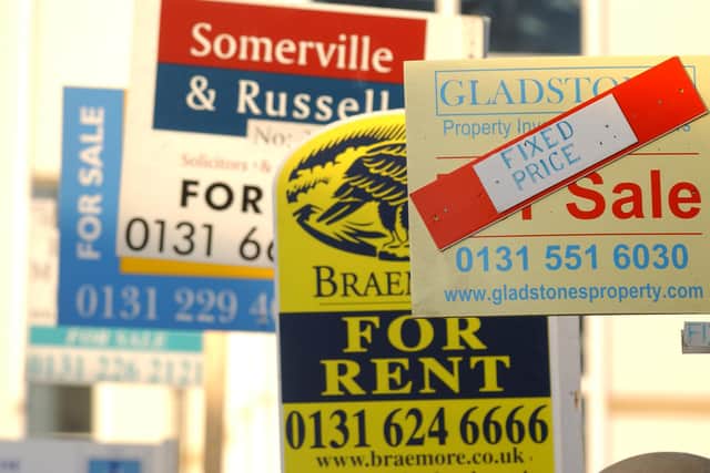 High rents are the biggest factor in making Edinburgh the third most expensive place to live in the UK.  Picture: Phil Wilkinson.