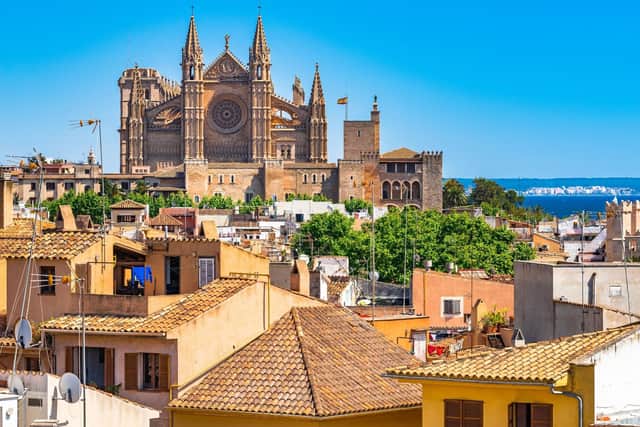 Palma Cathedral towers over the city's Old Town.